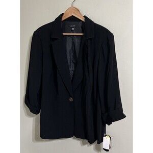 Le Bos NWT Black Blazer Size 22wp